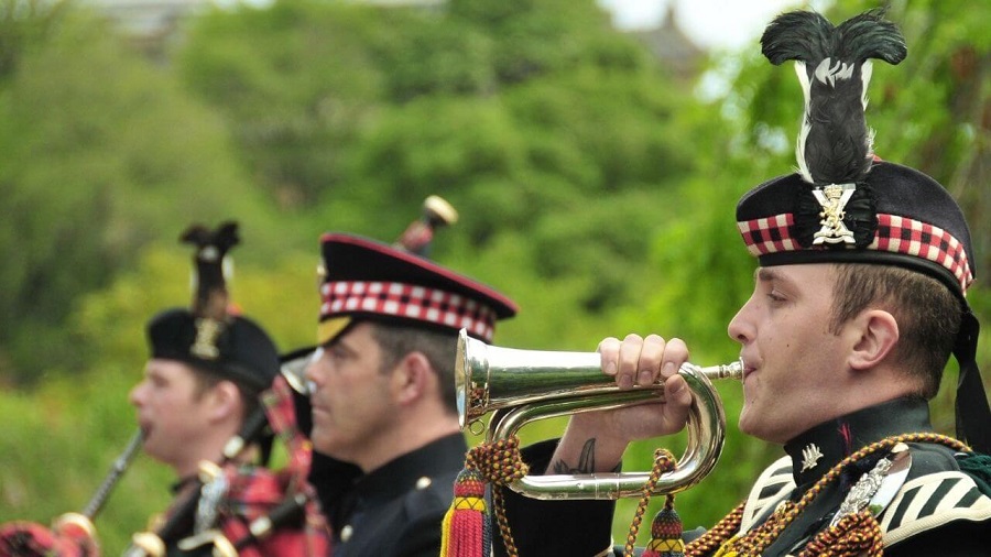 Edinburgh Castle Parade Guards